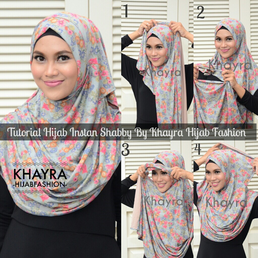 Tutorial Hijab Segi Empat Untuk Pipi Tembem Tutorial Hijab